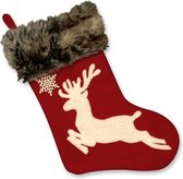 Unique Living | Rudolph sock red