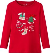 NAME IT MINI NMFRISMAS LS TOP Meisjes T-Shirt  - Maat 92