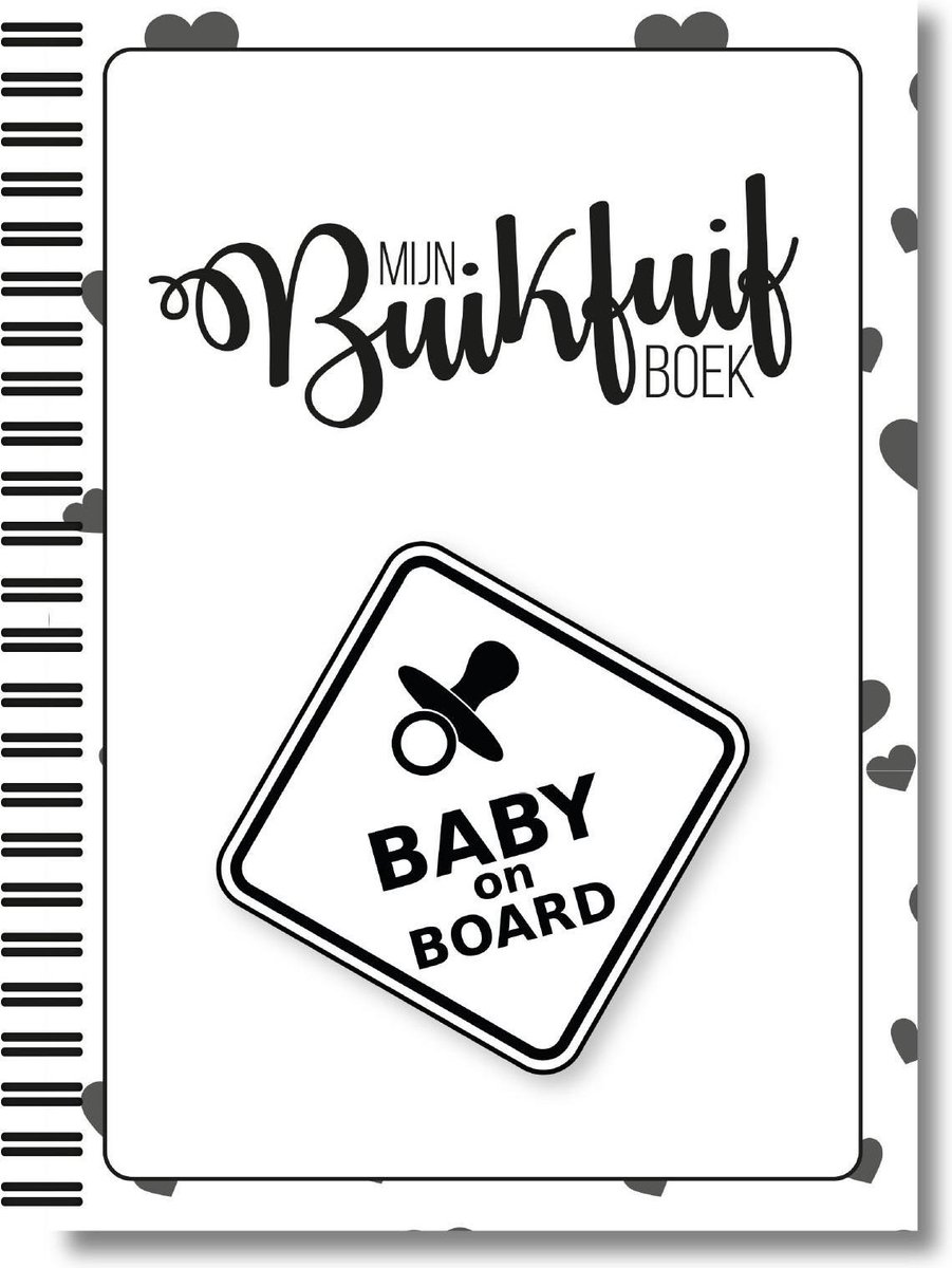 Buikfuif | Babyshower | Invulboek | A5-formaat (voor 30 personen)