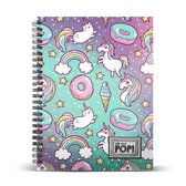 Oh My Pop! A5 notitieboek - Spiraal - Notebook - Dagboek - Notitieblok - 120 pagina's gelinieerd - Dream