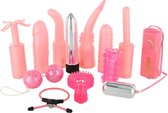 Seven Creations-Dirty Dozen Sex Toy Kit Pink-Dildo
