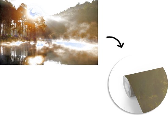 Papier peint - Papier peint photo Forêt - Water - Brume - Largeur 330 cm x hauteur 220 cm