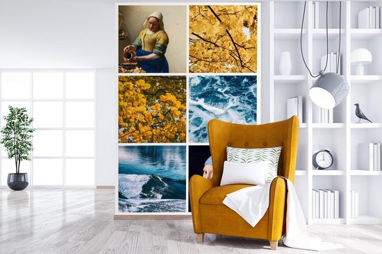 Papier peint - Papier peint photo Vermeer - Collage - Nature - Largeur 160 cm x hauteur 240 cm