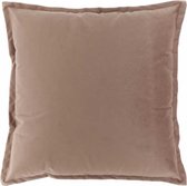 Unique Living | Kussen Kylie 60x60cm old pink | Kussen woonkamer of slaapkamer