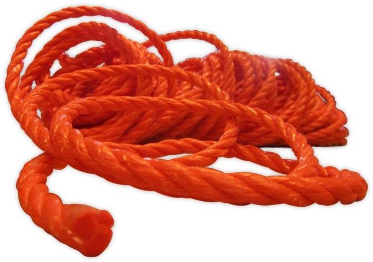 Hofftech Touw Oranje Streng 8 mm x 10 meter