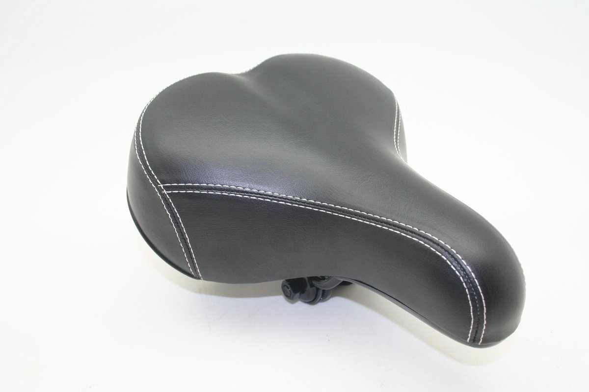 Fietszadel - Gel vulling - Universeel - Comfortabel - Zwart | bol.com