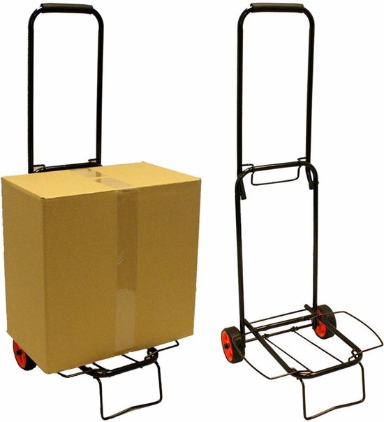 Hofftech Trolley Steekwagen - Opvouwbaar - Lichtgewicht - 5x30x80cm