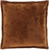 Unique Living | Kussen Tatum 45x45cm leather brown | Kussen woonkamer of slaapkamer