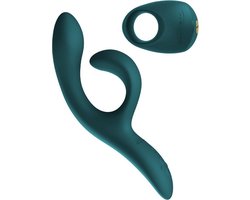 We-Vibe Nova 2 Groen Dual Stimulation Rabbit Vibrator & Pivot Vibrerende Cock Ring - Date Night App-gestuurde Koppels Seksspeeltjes Bundel - Rabbit Vibrator met 10 Vibratiestanden - Waterdicht - Rekbare Penisring