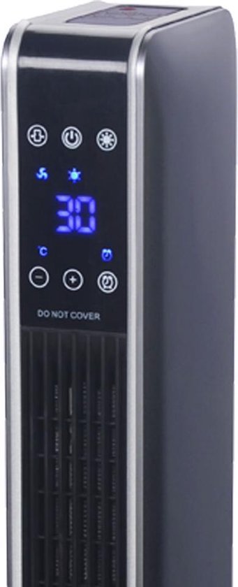 Torenverwarming + Torenventilator - 2400 Watt - Keramische verwarming - Stille torenkachel - Afstandsbediening