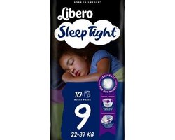 LIBERO SLEEP TIGHT 9 (22-37KG) - 6 x 10st/pak