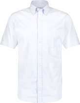 McGregor - Overhemd Korte Mouwen Strepen Lichtblauw - XL - Heren - Regular-fit