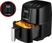 Interesting Living Airfryer XXL - Heteluchtfriteuse - Anti Aanbak - Touchscreen - 1400W - 4,2 L - Zwart