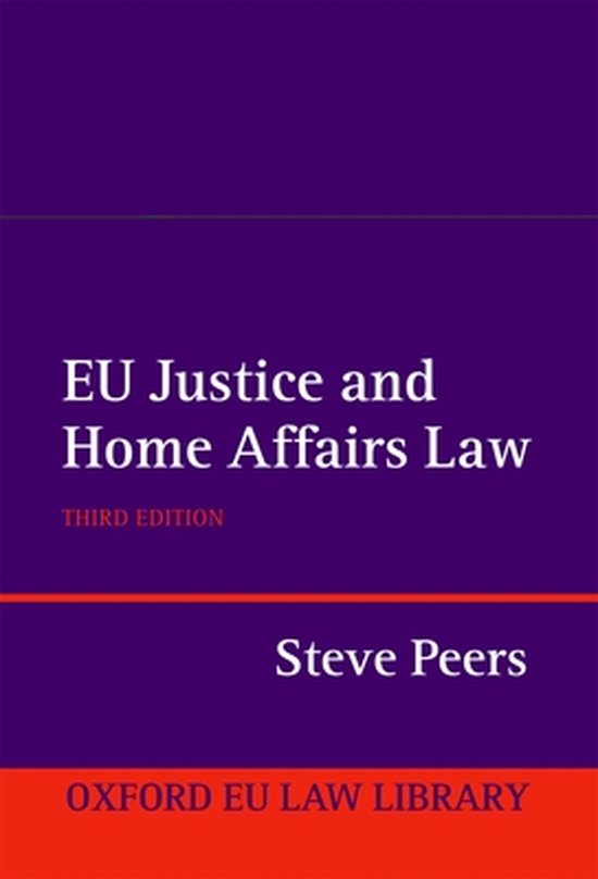 EU Justice and Home Affairs Law - cover