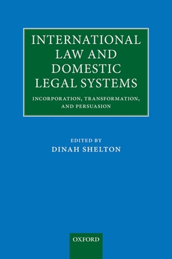 International Law And Domestic Legal Systems - cover