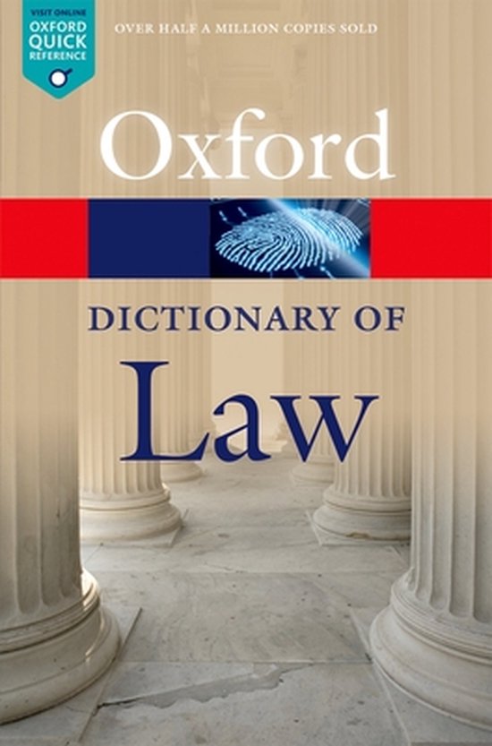 Dictionary Of Law 8 E - cover