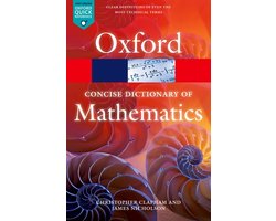 Omslag van The Concise Oxford Dictionary of Mathematics