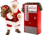 Kurt S. Adler - Coca-Cola® Fabriché™ Battery-Operated Coke Machine with Santa