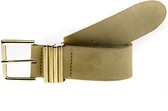 Elvy Fashion - 40333 Suede Belt Women - Ecru - Size 85