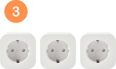Smart plug - Set van 1 - Slimme stekker 16A - Google Home (Google Assistant) - met stroommeter via mobiele applicatie