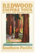 Pocket Sized - Found Image Press Journals- Vintage Journal the Redwood Empire Travel Poster