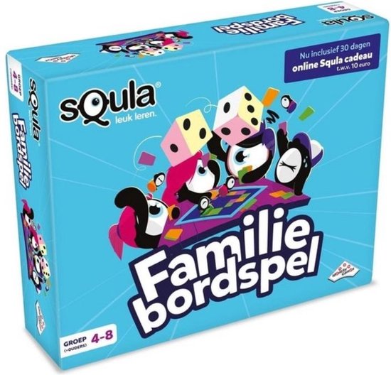 Thumbnail van een extra afbeelding van het spel Spellenbundel - Squla - 2 Stuks - 7 tot 12 jaar - Familiebordspel & Flitsquiz 6 7 8 - Kaartspel