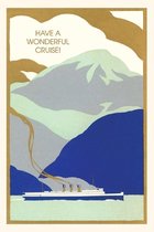 Pocket Sized - Found Image Press Journals- Vintage Journal Ocean Liner Cruise with Mountains
