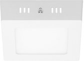 LED opbouwlamp vierkant 6W neutraal wit