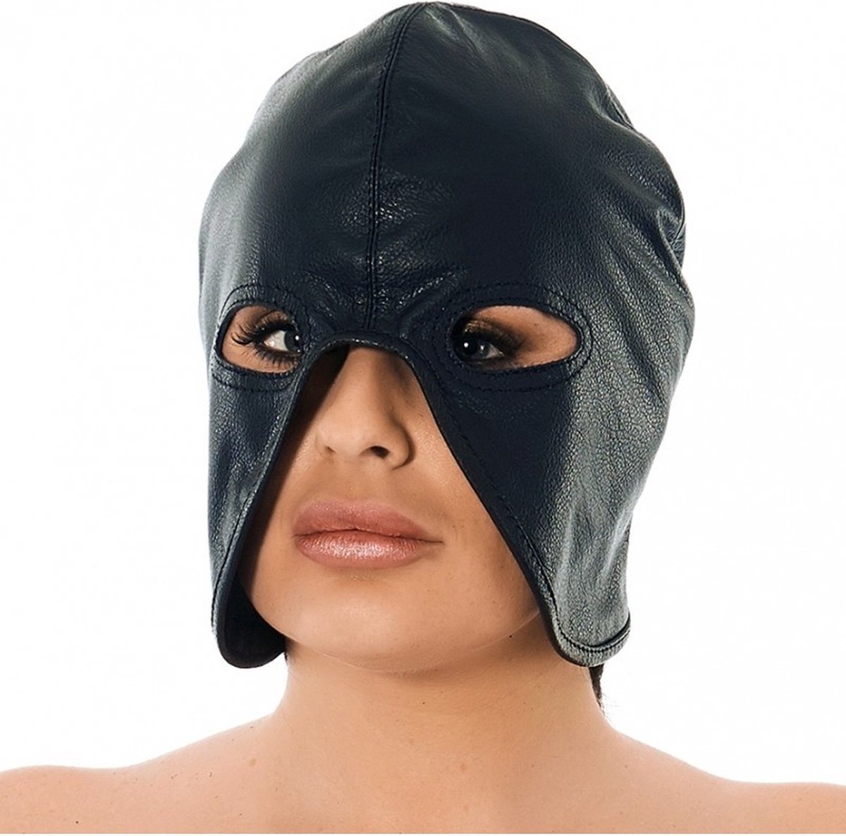 Goedkoopste Bondage Play - Leren Beulsmasker - BDSM Extreme - Sex Toys voor Koppels - zwart
