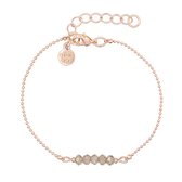 Mint15 Armband 'Little Sparkles - Dark Champagne' - Roségoud