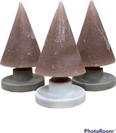 Kerstboom Kaars I Set van 3 stuks I Kleur: Taupe I Mooi geschenk cadeau I Decoratieve accessoires I Voor binnen en buiten