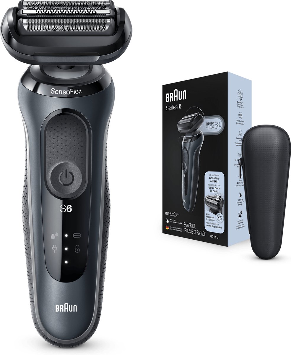 Braun Series 6 60-N1000s Elektrisch Scheerapparaat, Grijs