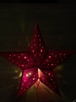 Paperstar LED Hangende Kerstster met Verlichting - Rood 45 cm - Kerstversiering