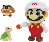 Creboblocks Fire Mario Met Schildpad& Koopa 1680 Nanoblocks