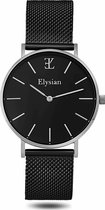 Elysian - Horloge Dames - Zilver Mesh - Waterdicht - 36mm - Cadeau Voor Vrouw