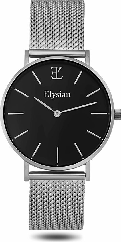Elysian Horloge Dames - Zilver - Mesh - Roestvrij Staal - Waterdicht 3 Bar  - Ø 36mm -... | bol.com