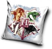 Harry Potter, 4 Teams Sierkussens - Kussen - 40 x 40 inclusief vulling - Kussen van Polyester - KledingDroom®