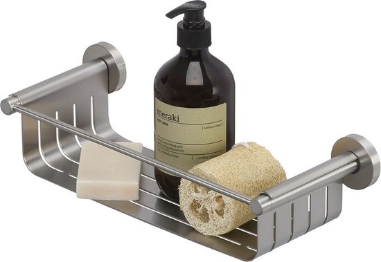 Tiger Boston Porta Asciugamani Con Ganci Multipli - Acciaio Inox Lucidato 19.5 X 5 X 5.4 Cm - Portabiti Da Bagno O Cucina