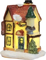 Holi Kerst Dorpshuis – Miniatuur Huis – Kerstmis – Winterdorp – Met Licht