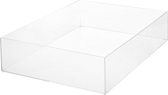 Boîte De Rangement Transparente FIVE Pour Maquillage Et Accessoires Beauté 31x31x31 Cm