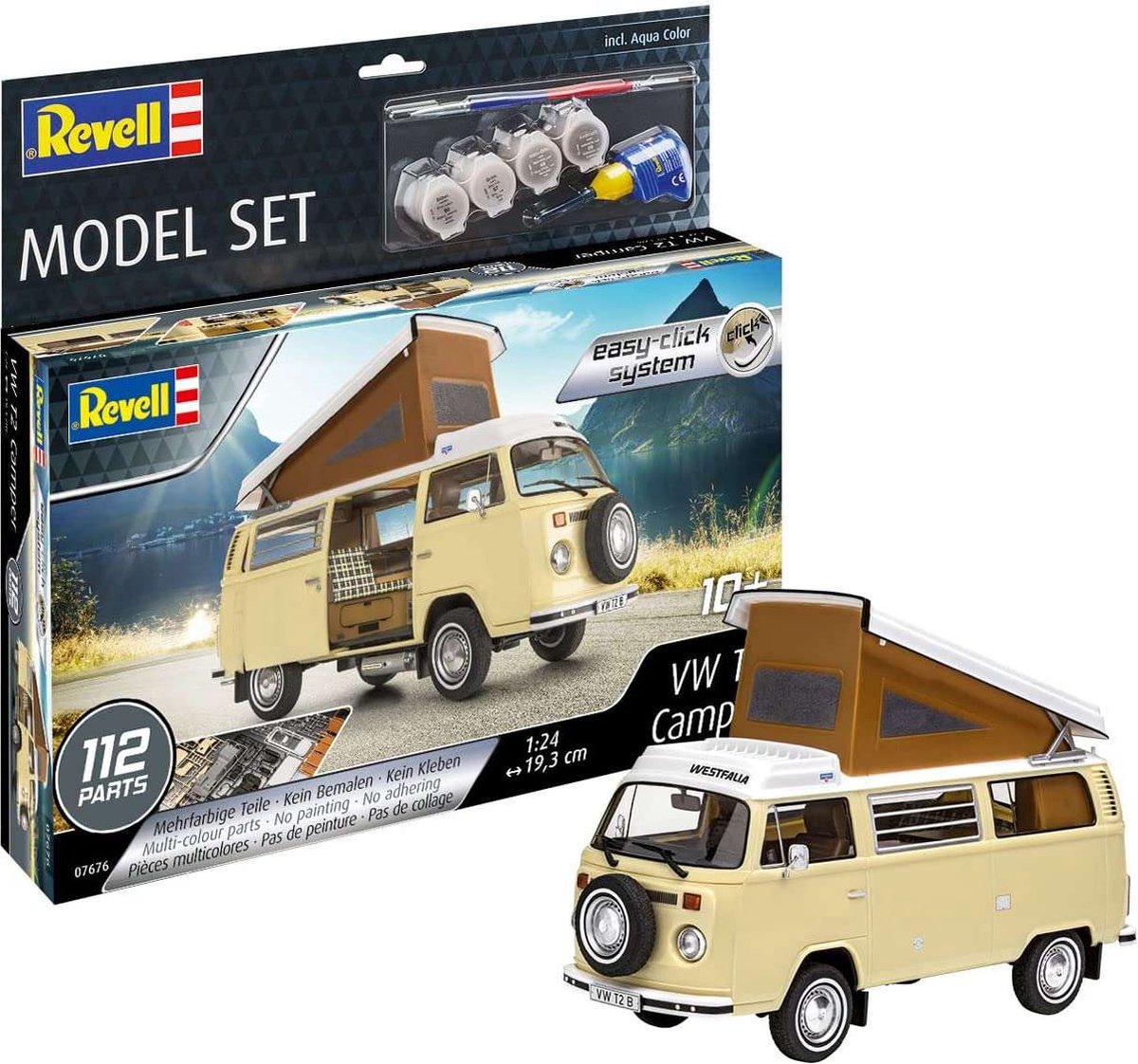 Revell Easy-Click 07676 VW T2 Camper 1:24 Scale India