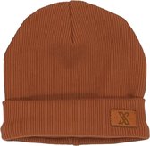 by Xavi- Loungy Folded Beanie - Patina Brown - XS