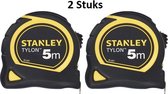 STANLEY 0-30-697 - Rolbandmaat Tylon 5m - 19 mm - 2 Stuks