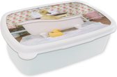Boîte à pain Wit - Boîte à lunch - Boîte à pain - Canard - Bain - Canard en caoutchouc - 18x12x6 cm - Adultes