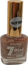Leticia Well - Nagellak -  Licht Goud Transparant met glitters - 1 flesje met 13 ml inhoud - Nummer 216