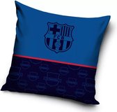 FCB, FC Barcelona Sierkussens - Kussen - 40 x 40 inclusief vulling - Kussen van Polyester - KledingDroom®