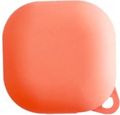 Samsung Galaxy Buds hoesje - Oranje - Geschikt voor Buds Live, Buds Pro en Buds 2