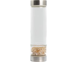 Spiru Edelsteen Waterfles Citrien – 400 ml