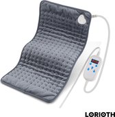 LORIOTH® Elektrische Deken - Warmte Deken - 4 Tijdstanden - 9 Warmtestanden - Comfortabele Stof - 60x30 cm