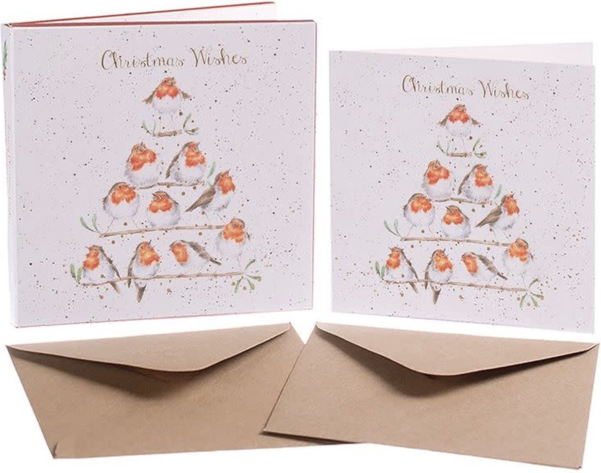 Set Wenskaarten - Holly Jolly Christmas